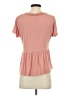 Rewind Pink Short Sleeve Blouse Size XS - photo 2