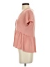 Rewind Pink Short Sleeve Blouse Size XS - photo 5