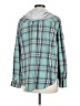 Hem & Thread Teal Long Sleeve Blouse Size M - photo 2