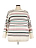 Lane Bryant Stripes Ivory Pullover Sweater Size 22 - 24 Plus - photo 1