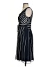 Ann Taylor Stripes Black Cocktail Dress Size 2 - photo 5