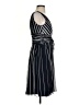 Ann Taylor Stripes Black Cocktail Dress Size 2 - photo 4