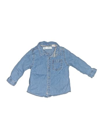 Zara Long Sleeve Button-Down Shirt (view 1)