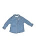 Zara Blue Long Sleeve Button-Down Shirt Size 9-12 mo - photo 1