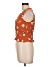 Paper Crane 100% Rayon Orange Tank Top Size L - photo 5