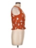 Paper Crane 100% Rayon Orange Tank Top Size L - photo 4