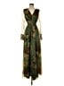 Baltic Born 100% Polyester Camo Green Cocktail Dress Size S - photo 1