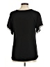 Blue Rain 100% Polyester Black Short Sleeve Top Size M - photo 2