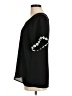 Blue Rain 100% Polyester Black Short Sleeve Top Size M - photo 5