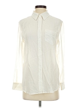Equipment Long Sleeve Silk Top (view 1)