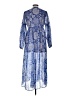Boden Paisley Blue Cocktail Dress Size 6 - photo 2
