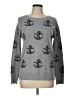 Pol Print Gray Pullover Sweater Size L - photo 1