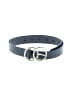 Halogen 100% Leather Black Leather Belt Size S - photo 1