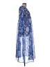 Boden Paisley Blue Cocktail Dress Size 6 - photo 4