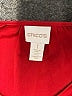 Chico's 100% Polyester Red 3/4 Sleeve T-Shirt Size Med (1) - photo 7
