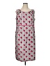 Dana Kay 100% Polyester Print Gray Cocktail Dress Size 16 - photo 1