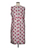 Dana Kay 100% Polyester Print Gray Cocktail Dress Size 16 - photo 2
