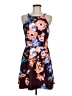 BCX Floral Brown Cocktail Dress Size 9 - photo 1