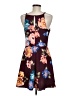 BCX Floral Brown Cocktail Dress Size 9 - photo 2