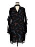 Sam Edelman Graphic Black Cocktail Dress Size 14 - photo 1