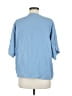 Chico's 100% Polyester Blue 3/4 Sleeve T-Shirt Size Med (1) - photo 2