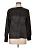 Jennifer Moore 100% Polyester Black Long Sleeve Blouse Size 10 - photo 1