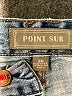 Point Sur 100% Cotton Blue Jeans Size 26 waist - photo 7