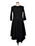 Unbranded Solid Black Casual Dress Size 14 - photo 1