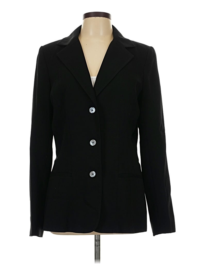 Pre-owned Eddie Bauer Blazer Jacket In Black