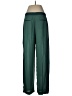 The Row 100% Viscose Color Block Green Track Pants Size 8 - photo 2