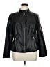 Black Rivet 100% Rayon Black Jacket Size 1X - photo 1
