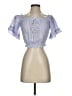 Guess 100% Cotton Blue Short Sleeve Blouse Size XS - photo 1