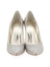 Stuart Weitzman Silver Heels Size 8 - photo 2