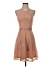 Sequin Hearts 100% Nylon Tan Cocktail Dress Size 5 - photo 1