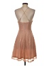 Sequin Hearts 100% Nylon Tan Cocktail Dress Size 5 - photo 2