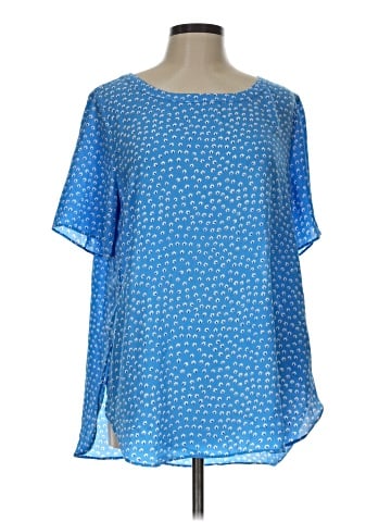 Banana Republic Factory Store Short Sleeve Blouse (view 1)