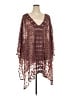 Torrid Burgundy Poncho Size Fits all women Plus - photo 1