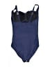 Nicole Miller Studio Polka Dots Blue One Piece Swimsuit Size S - photo 2