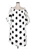Cato 100% Polyester Polka Dots White Casual Dress Size 22W-24W - photo 1