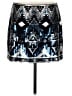 Express Graphic Blue Casual Skirt Size M - photo 1