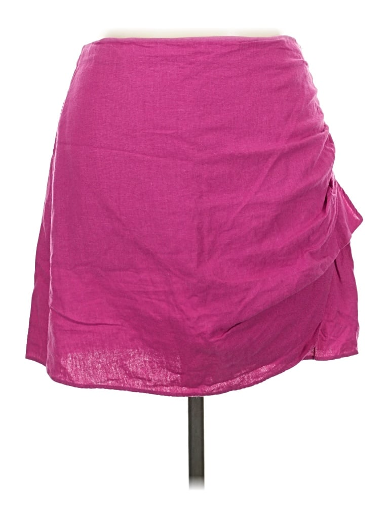 Pre-owned Zara Casual Skirt In Pink