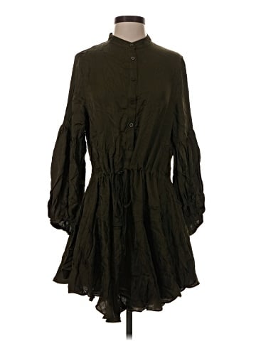 Olivaceous Casual Dress (view 1)