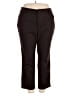 Lee Solid Brown Casual Pants Size 22WP - photo 1