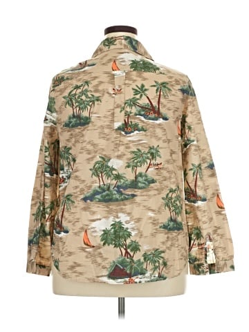 Roaman's Long Sleeve Button-Down Shirt (view 2)