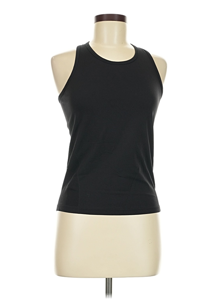 Pre-owned Unbranded Sleeveless T-shirt In Black
