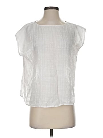 Eileen Fisher Short Sleeve Blouse (view 1)