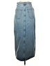 MNG Blue Denim Skirt Size 5 - photo 2