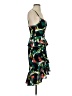 J.Crew 100% Silk Print Green Cocktail Dress Size 2 - photo 4