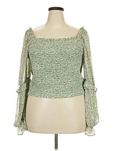 Wild Fable 3/4 Sleeve Blouse (view 1)