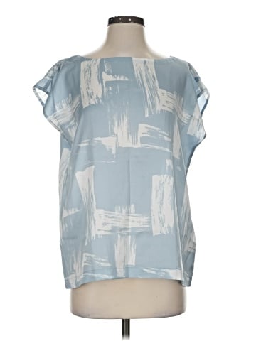 Eileen Fisher Short Sleeve Silk Top (view 1)